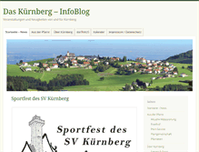 Tablet Screenshot of kuernberg.net